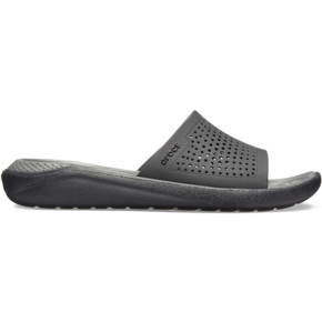 Klapki Crocs Literide Slide czarno-szare 205183 0DD 