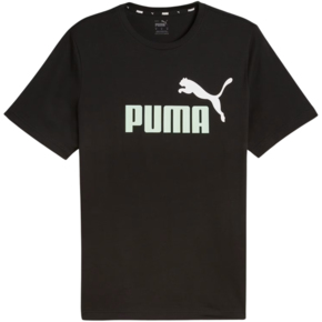 Koszulka męska Puma ESS+ 2 Col Logo Tee czarna 586759 97