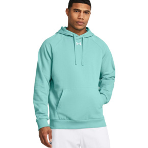 Bluza męska Under Armour Rival Fleece Hoodie miętowa 1379757 482